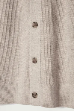 Herren COS Strickjacken | Strickmode*GERIPPTE STRICKJACKE AUS WOLLE UND KASCHMIR