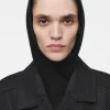 Damen COS Mützen, Schals & Handschuhe*GERIPPTER KAPUZENSCHAL AUS WOLL-KASCHMIR-MIX