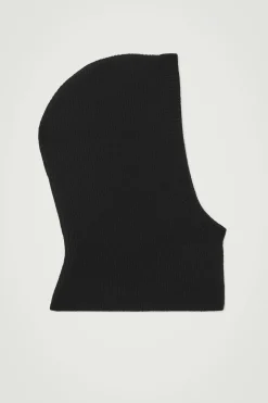 Damen COS Mützen, Schals & Handschuhe*GERIPPTER KAPUZENSCHAL AUS WOLL-KASCHMIR-MIX