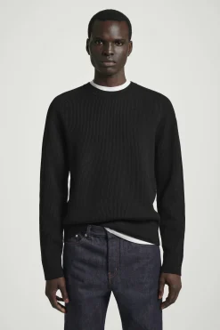 Herren COS Pullover | Strickmode*GERIPPTER PULLOVER AUS MERINOWOLLE