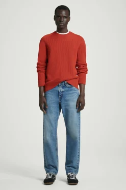 Herren COS Pullover | Strickmode*GERIPPTER PULLOVER AUS MERINOWOLLE