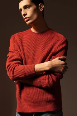 Herren COS Pullover | Strickmode*GERIPPTER PULLOVER AUS MERINOWOLLE