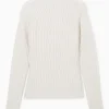 Damen COS Kaschmir | Strickmode*GERIPPTER ROLLKRAGENPULLOVER AUS KASCHMIR