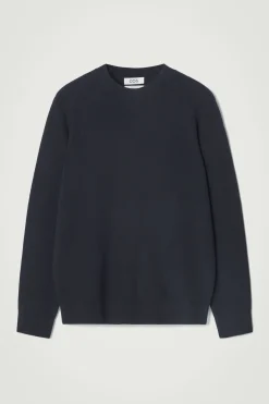 Herren COS Pullover | Strickmode*GERIPPTER STRICKPULLOVER AUS BAUMWOLLE