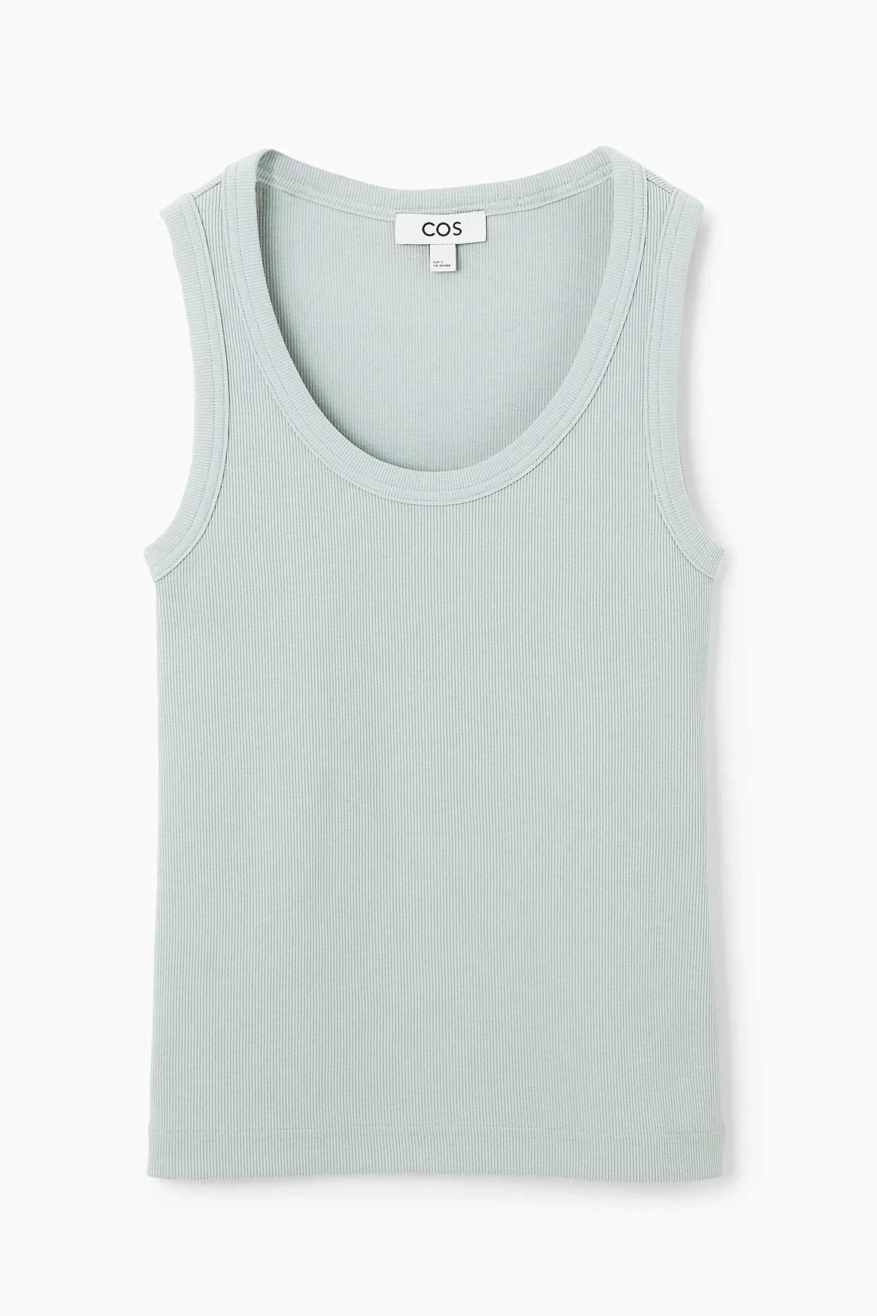 Damen COS Oberteile*GERIPPTES TANKTOP MIT RUNDHALSAUSSCHNITT