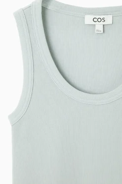 Damen COS Oberteile*GERIPPTES TANKTOP MIT RUNDHALSAUSSCHNITT