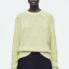 Damen COS Strickmode*GESPRENKELTER PULLOVER AUS MOHAIR-MIX