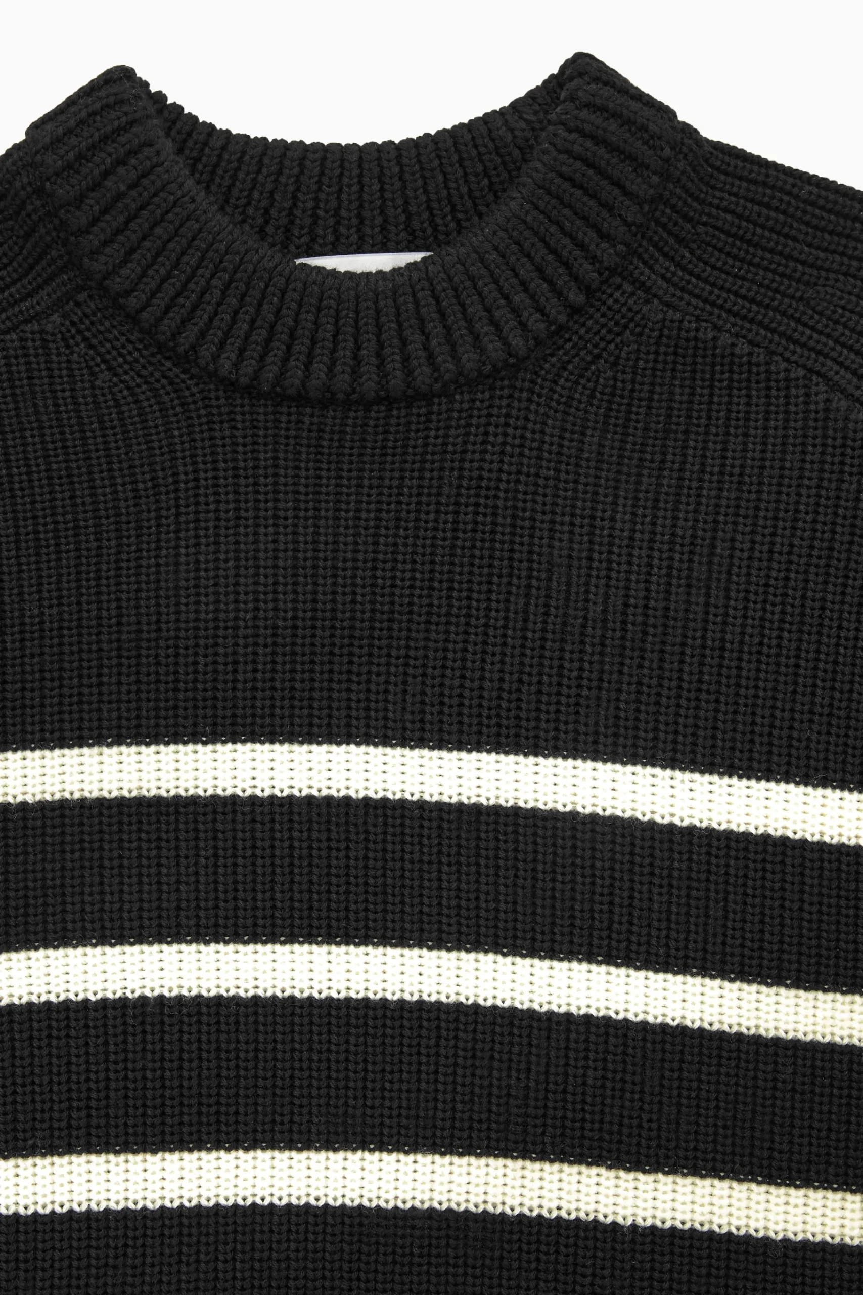 Damen COS Strickmode*GESTREIFTER PULLOVER AUS MERINOWOLLE