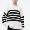 Damen COS Strickmode*GESTREIFTER WOLLPULLOVER