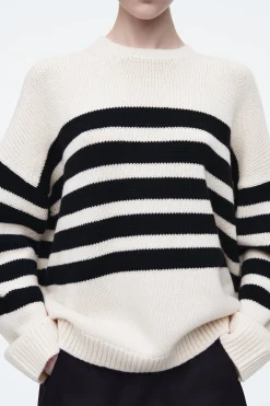 Damen COS Strickmode*GESTREIFTER WOLLPULLOVER
