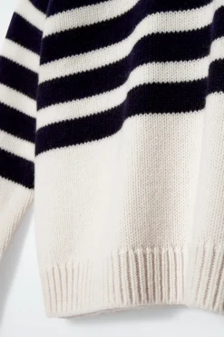 Damen COS Strickmode*GESTREIFTER WOLLPULLOVER