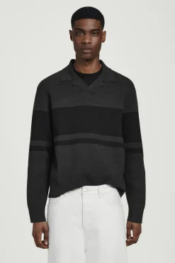 Herren COS Poloshirts | Pullover*GESTREIFTES POLOSHIRT AUS DOUBLEFACE-STRICK