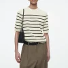 Damen COS T-Shirts | Oberteile*GESTRICKTES T-SHIRT MIT NORMALER PASSFORM