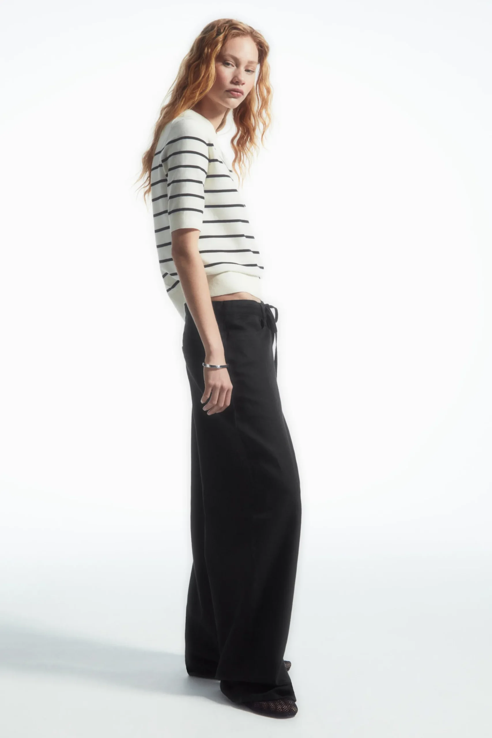 Damen COS T-Shirts | Oberteile*GESTRICKTES T-SHIRT MIT NORMALER PASSFORM