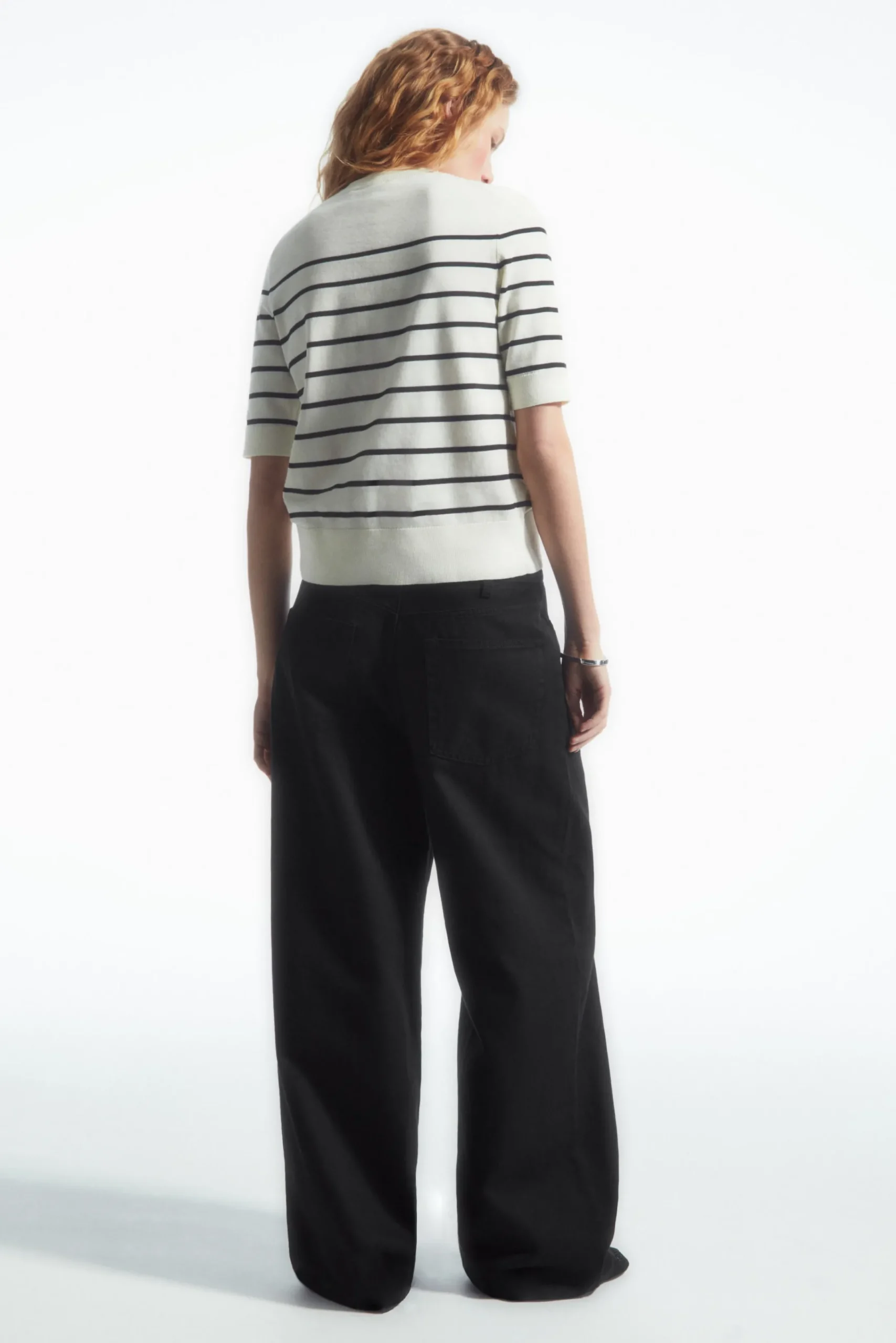 Damen COS T-Shirts | Oberteile*GESTRICKTES T-SHIRT MIT NORMALER PASSFORM
