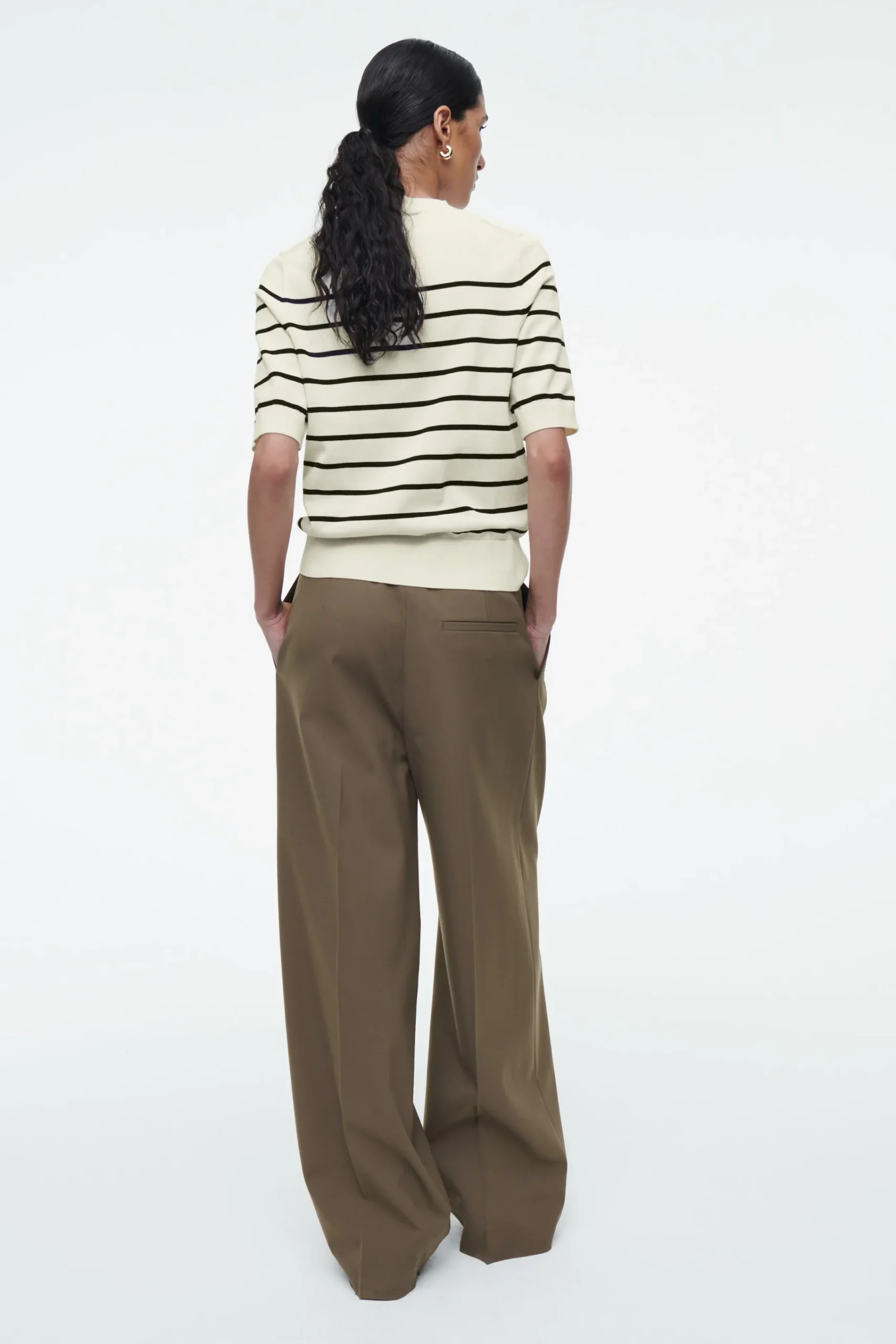 Damen COS T-Shirts | Oberteile*GESTRICKTES T-SHIRT MIT NORMALER PASSFORM