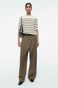 Damen COS T-Shirts | Oberteile*GESTRICKTES T-SHIRT MIT NORMALER PASSFORM