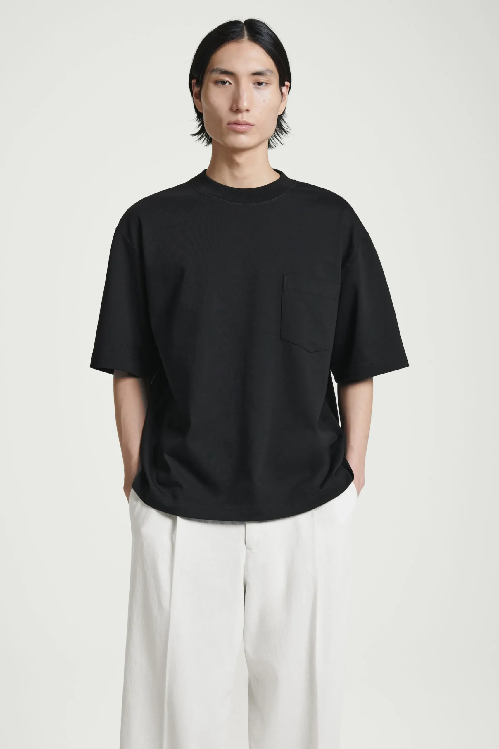 Herren COS T-Shirts & Tanktops*GEWICHTIGES OVERSIZED-T-SHIRT AUS BAUMWOLLE