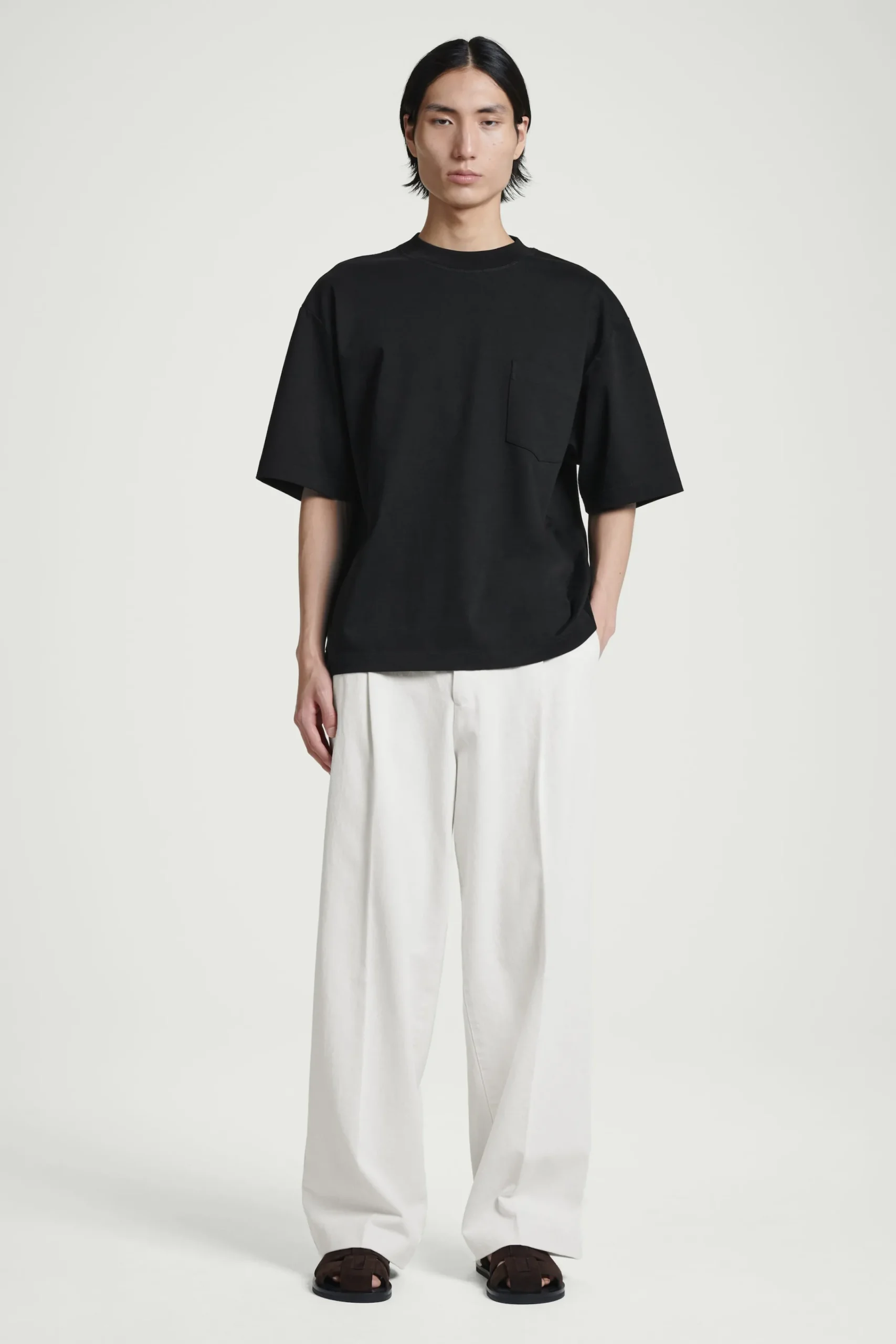 Herren COS T-Shirts & Tanktops*GEWICHTIGES OVERSIZED-T-SHIRT AUS BAUMWOLLE