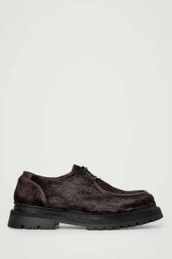 Herren COS Schuhe*GROBE DERBYS AUS PONYHAARLEDER