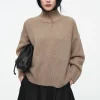 Damen COS Strickmode | Kaschmir*GROBSTRICKPULLOVER AUS KASCHMIR MIT ROLLKRAGEN