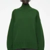 Damen COS Kaschmir | Strickmode*GROBSTRICKPULLOVER AUS KASCHMIR MIT ROLLKRAGEN