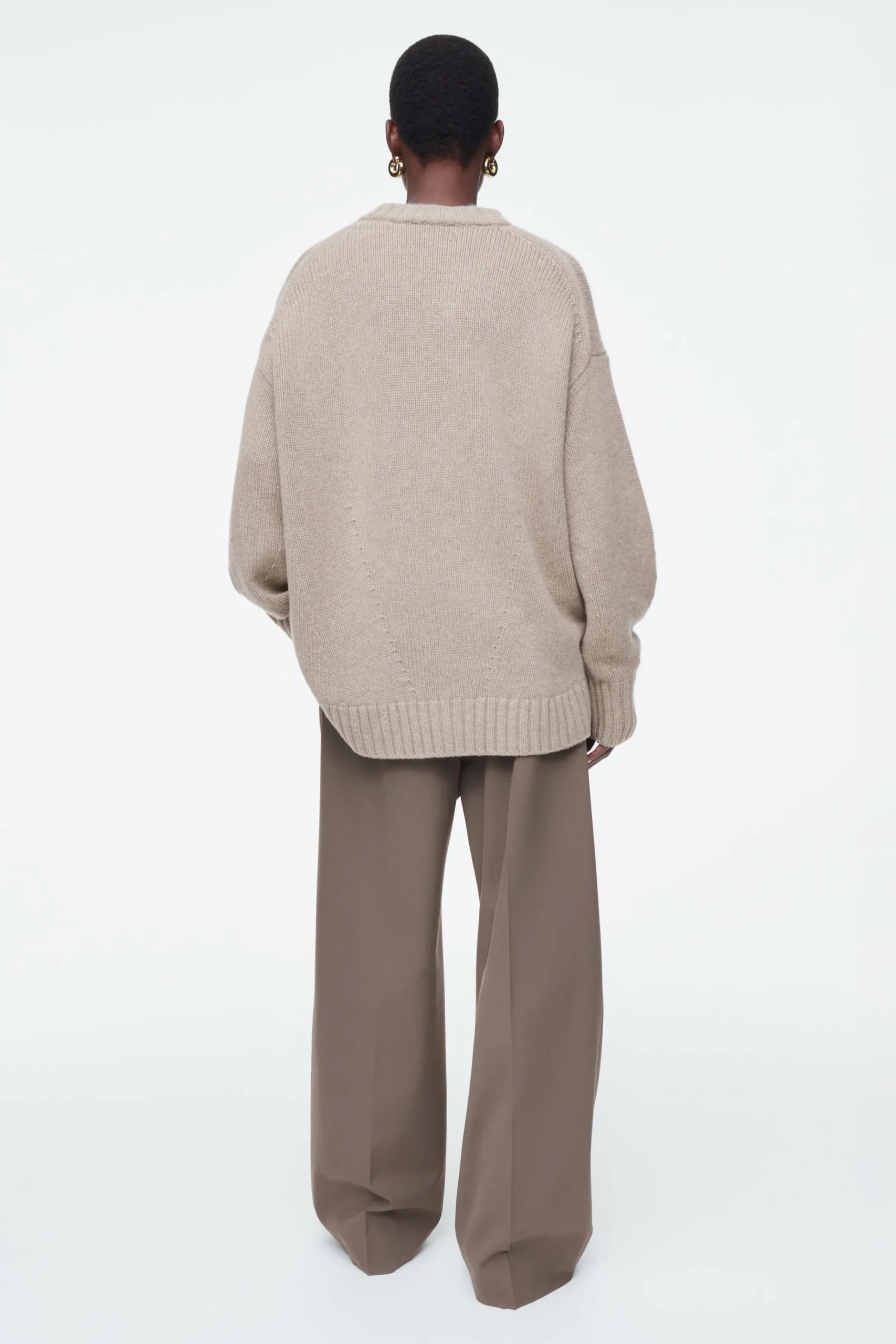 Damen COS Kaschmir | Strickmode*GROBSTRICKPULLOVER AUS KASCHMIR