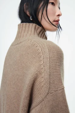 Damen COS Strickmode | Kaschmir*GROBSTRICKPULLOVER AUS KASCHMIR MIT ROLLKRAGEN