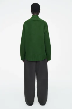 Damen COS Kaschmir | Strickmode*GROBSTRICKPULLOVER AUS KASCHMIR MIT ROLLKRAGEN