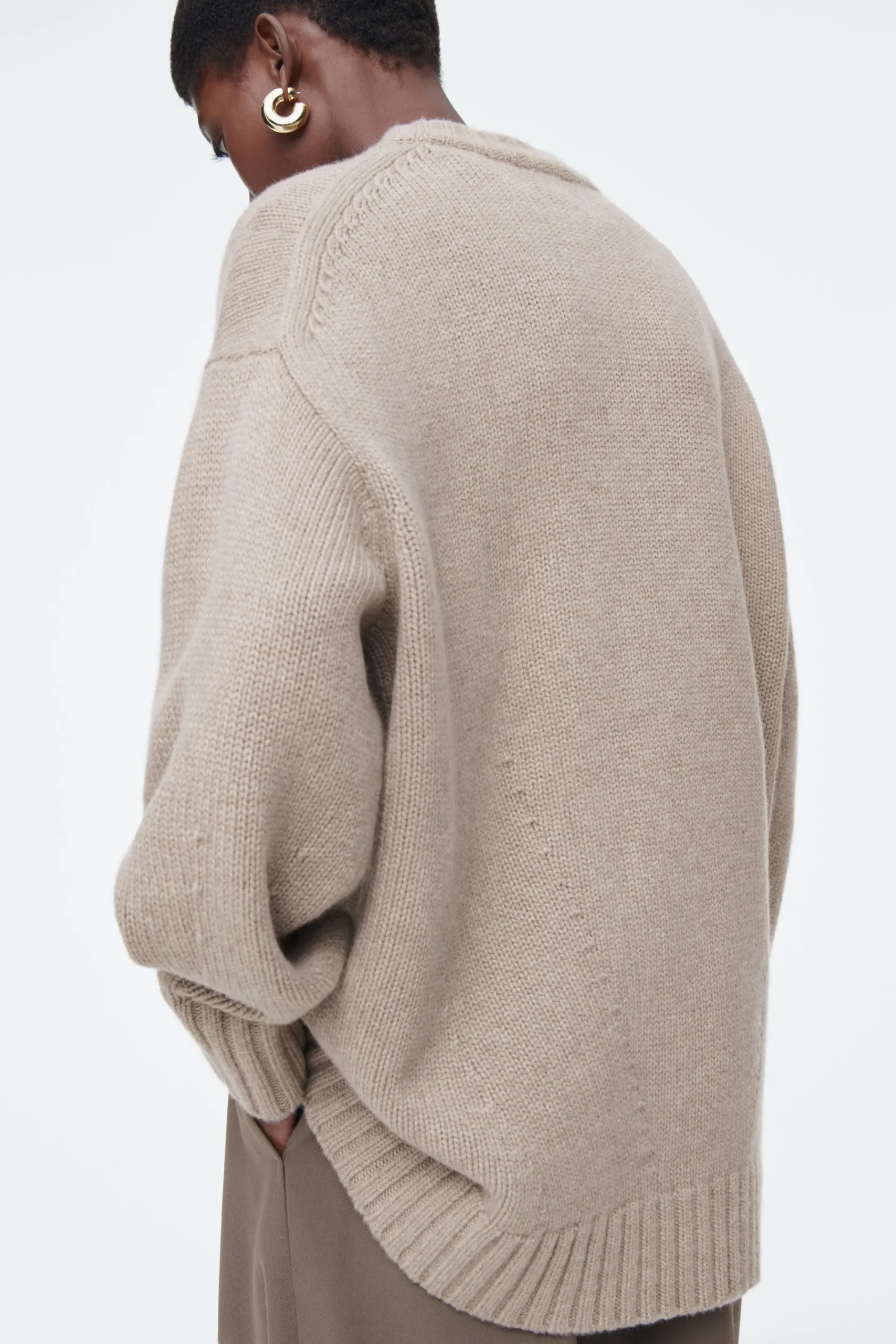 Damen COS Kaschmir | Strickmode*GROBSTRICKPULLOVER AUS KASCHMIR