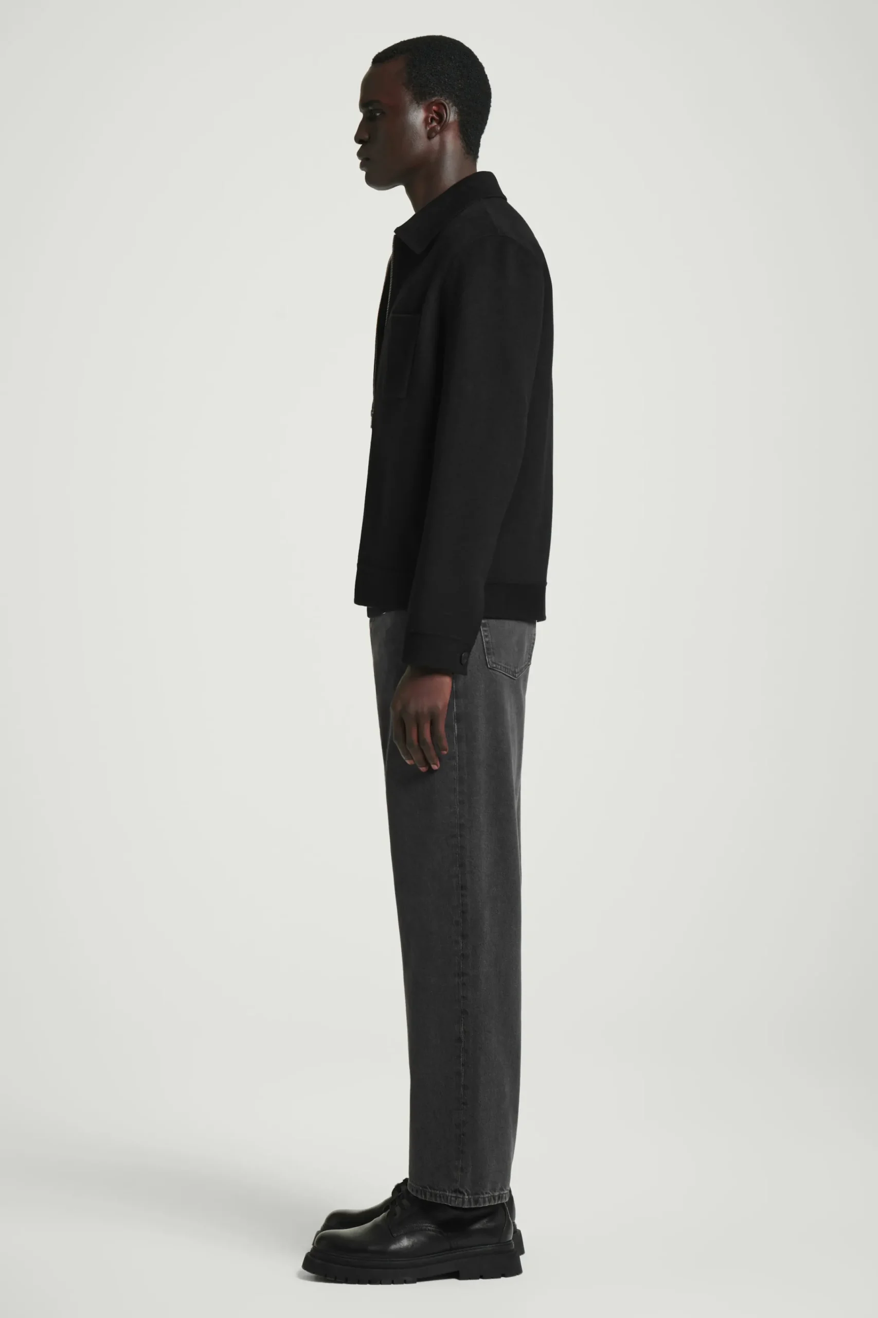 Herren COS Mäntel & Jacken*HARRINGTON-WOLLJACKE AUS DOUBLEFACE-MATERIAL