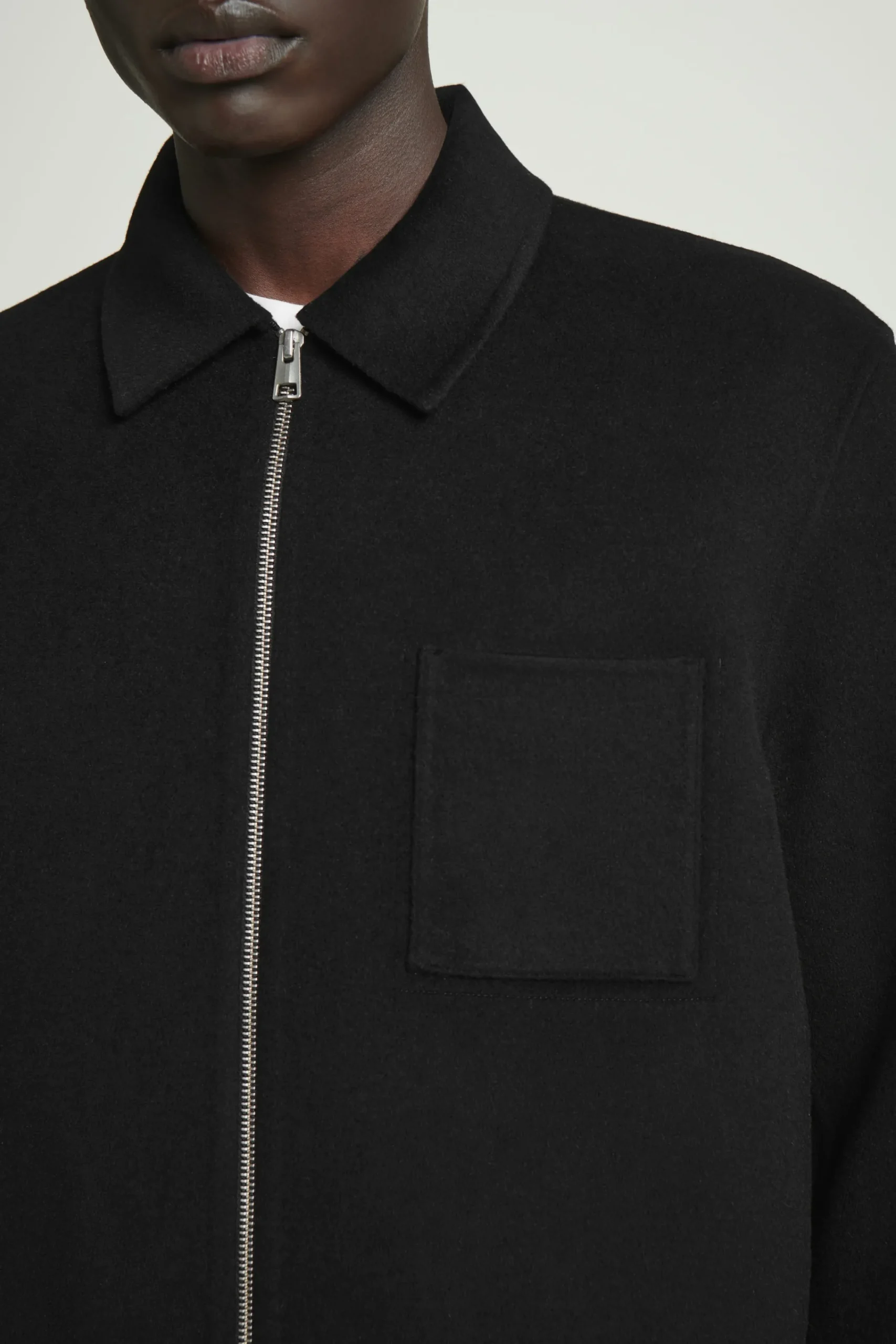 Herren COS Mäntel & Jacken*HARRINGTON-WOLLJACKE AUS DOUBLEFACE-MATERIAL