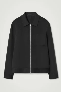 Herren COS Mäntel & Jacken*HARRINGTON-WOLLJACKE AUS DOUBLEFACE-MATERIAL