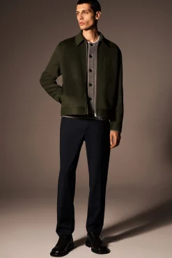Herren COS Mäntel & Jacken*HARRINGTON-WOLLJACKE AUS DOUBLEFACE-MATERIAL