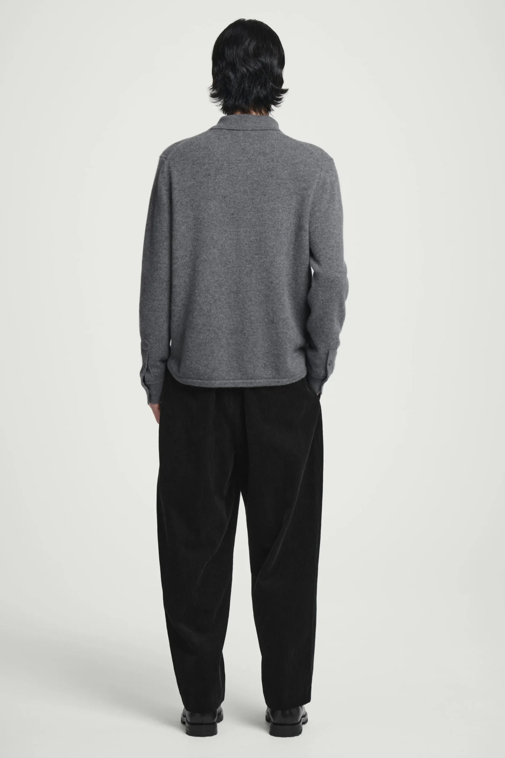 Herren COS Hemden | Pullover*HEMDJACKE AUS KASCHMIR MIT REISSVERSCHLUSS