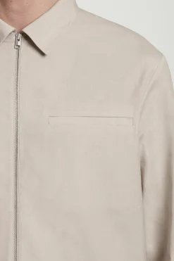 Herren COS Hemden | Mäntel & Jacken*HEMDJACKE AUS TWILL MIT REISSVERSCHLUSS