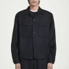 Herren COS Hemden | Mäntel & Jacken*HEMDJACKE AUS WOLLFLANELL