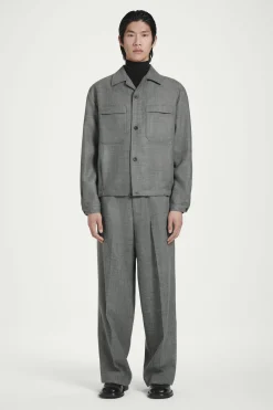 Herren COS Hemden | Mäntel & Jacken*HEMDJACKE AUS WOLLFLANELL