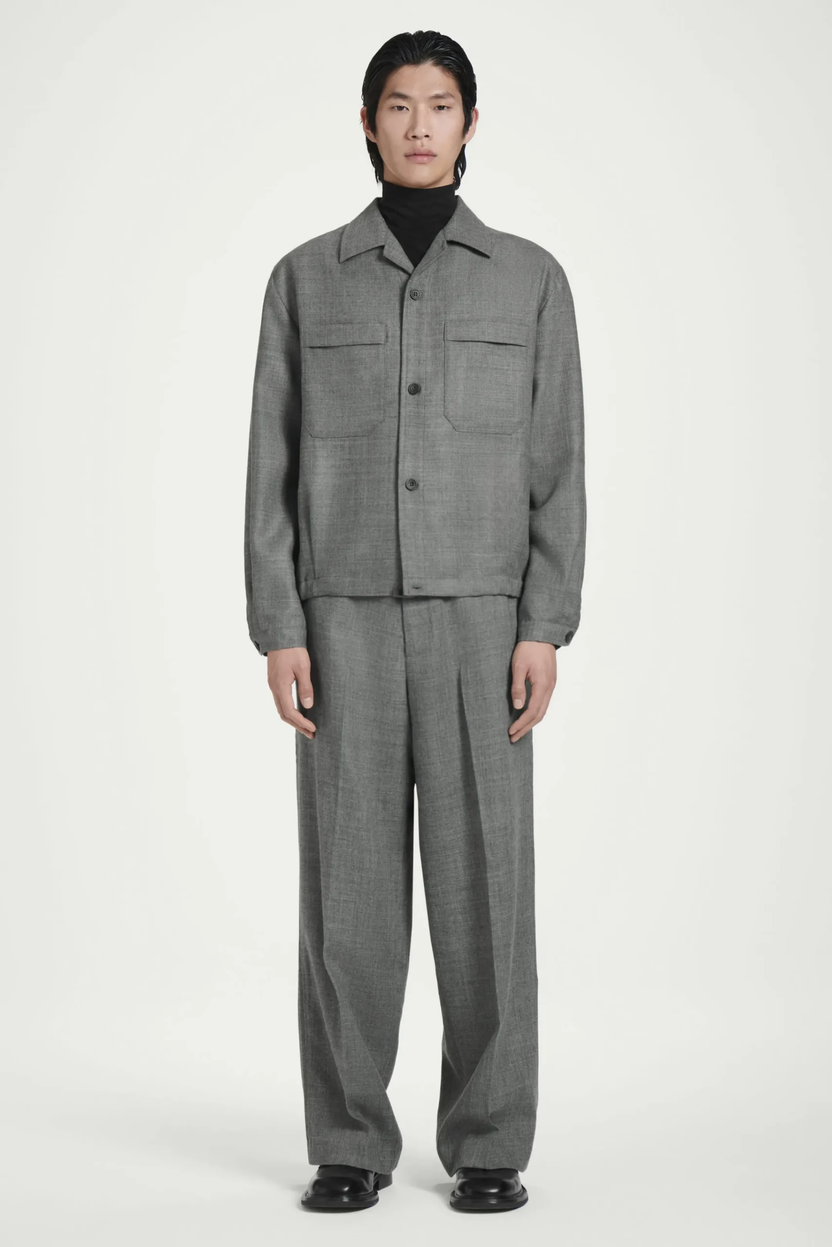 Herren COS Hemden | Mäntel & Jacken*HEMDJACKE AUS WOLLFLANELL