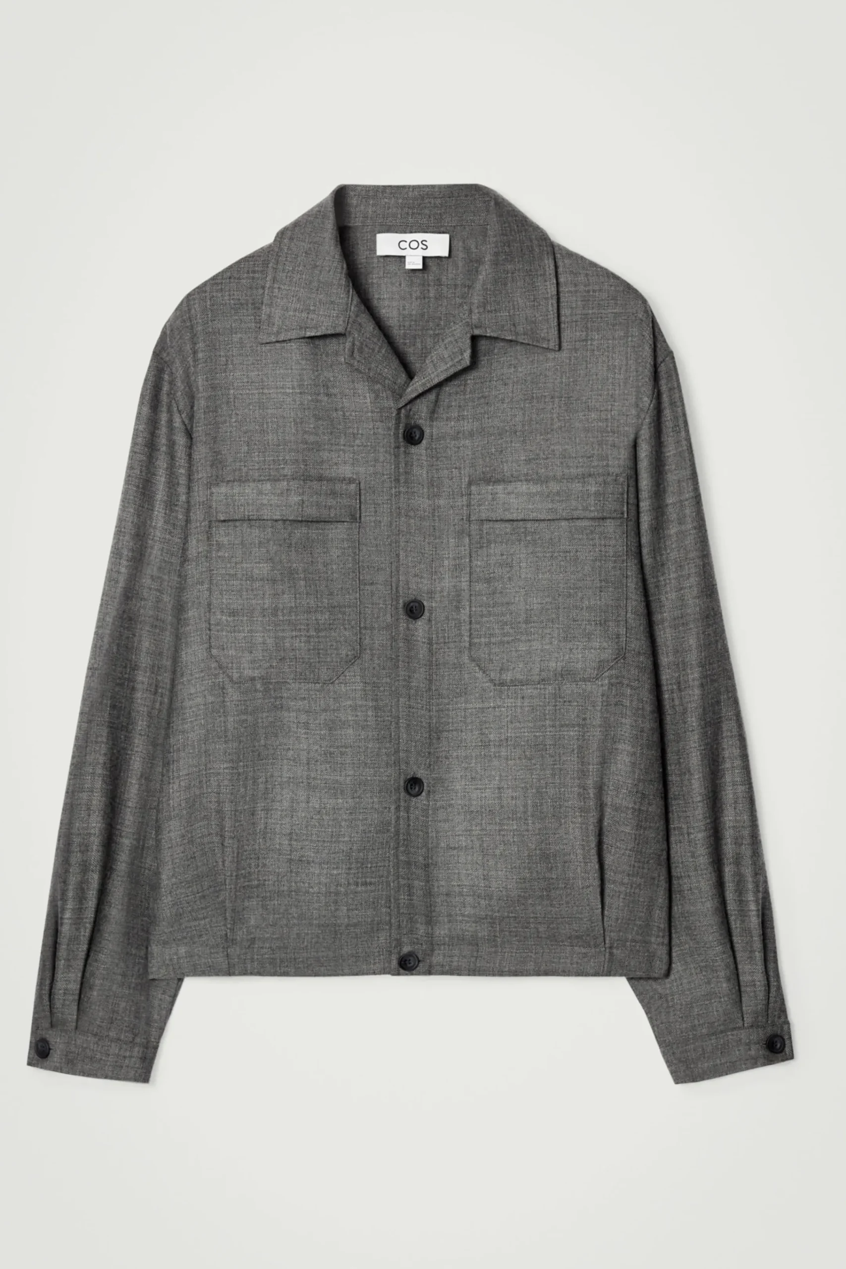 Herren COS Hemden | Mäntel & Jacken*HEMDJACKE AUS WOLLFLANELL