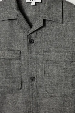 Herren COS Hemden | Mäntel & Jacken*HEMDJACKE AUS WOLLFLANELL