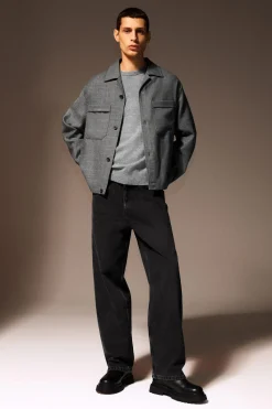 Herren COS Hemden | Mäntel & Jacken*HEMDJACKE AUS WOLLFLANELL