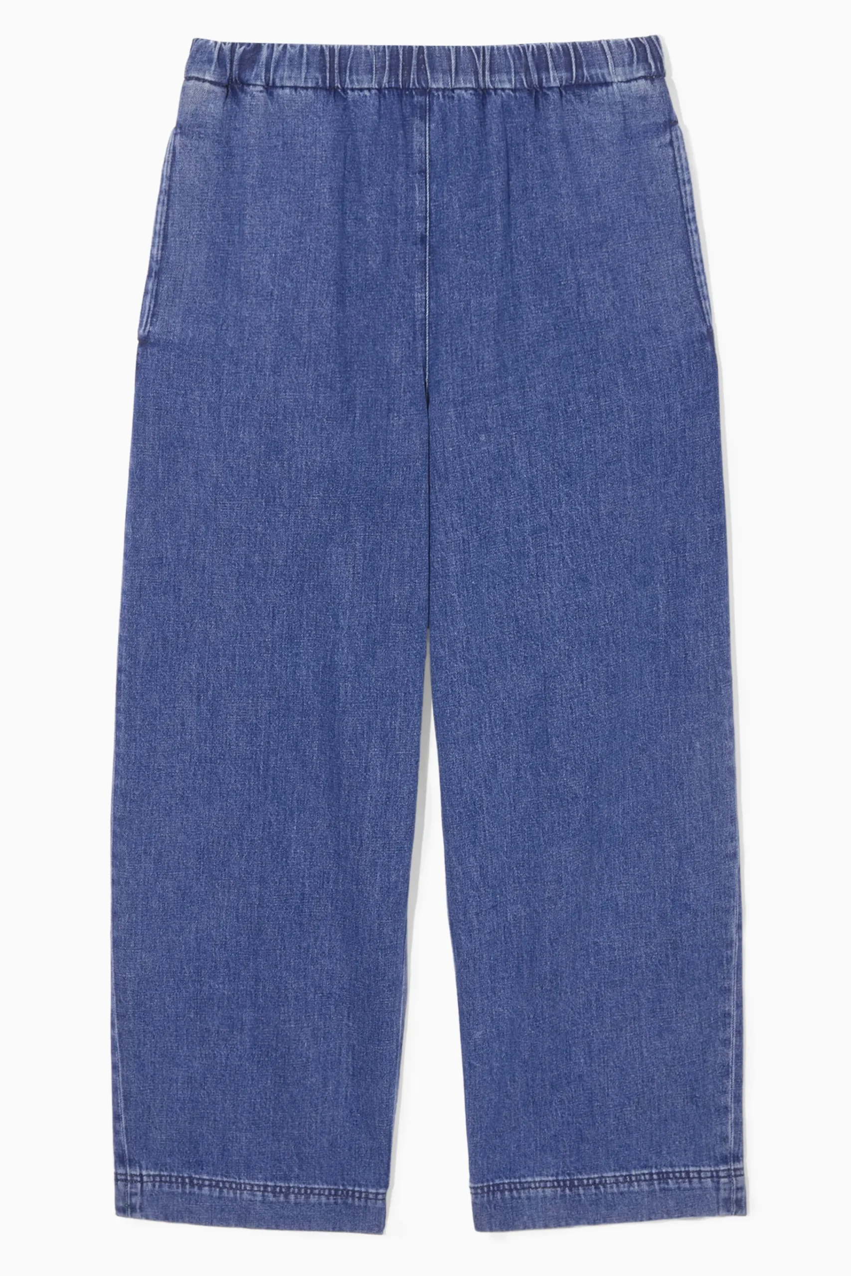 Damen COS Hosen*HOSE AUS DENIM MIT ELASTISCHEM BUND