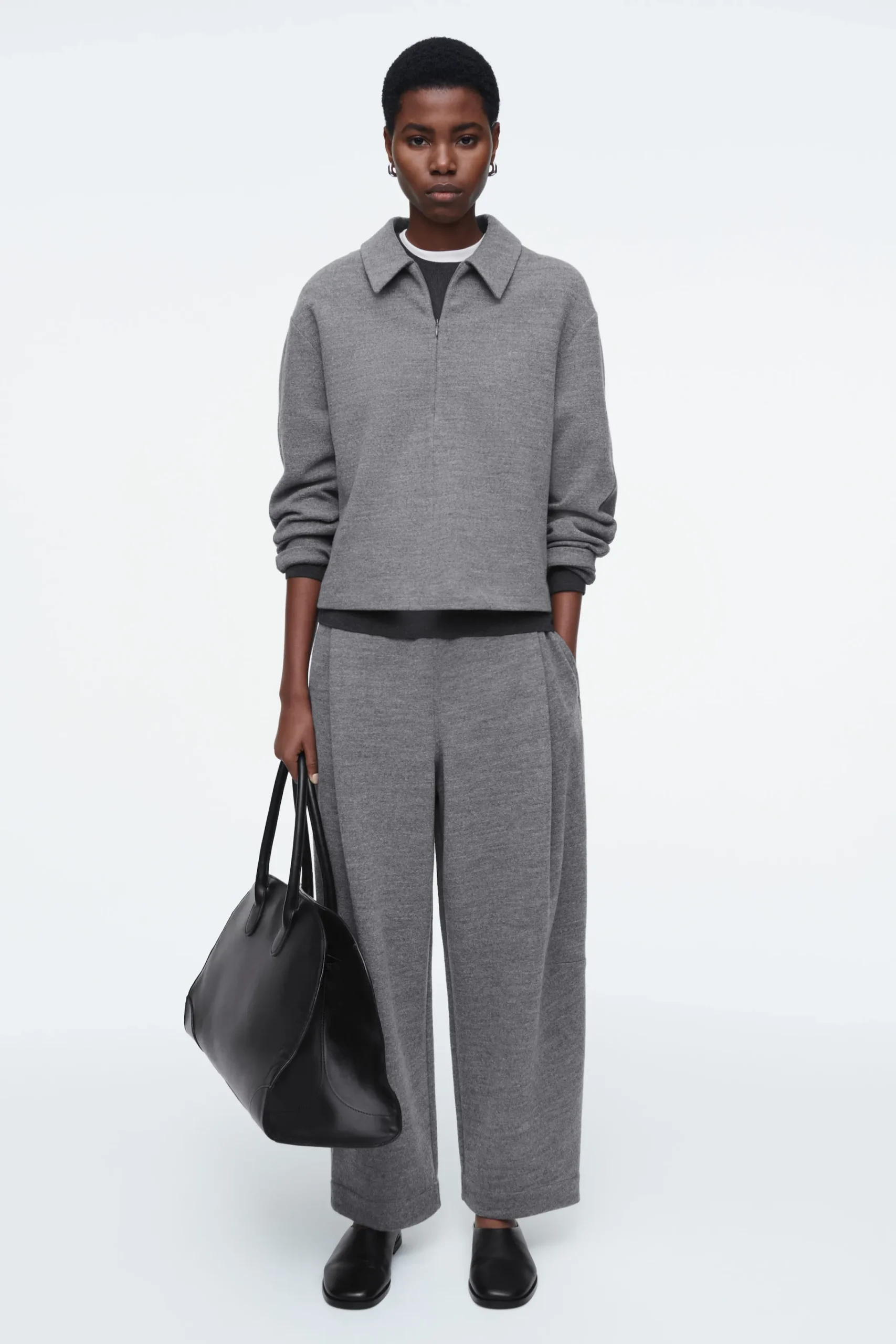 Damen COS Hosen*HOSE AUS KOCHWOLLE MIT BARREL-BEIN