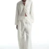 Damen COS Hosen*HOSE AUS LEINEN MIT WEITEM BEIN UND KORDELZUGBUND