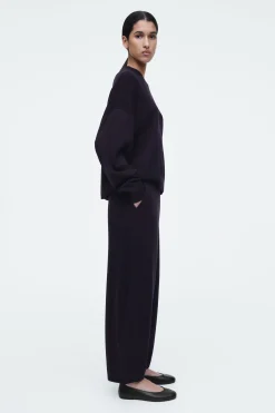 Damen COS Strickmode*HOSE AUS MERINOWOLLE MIT BARREL-BEIN