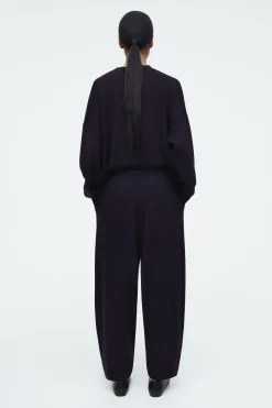 Damen COS Strickmode*HOSE AUS MERINOWOLLE MIT BARREL-BEIN