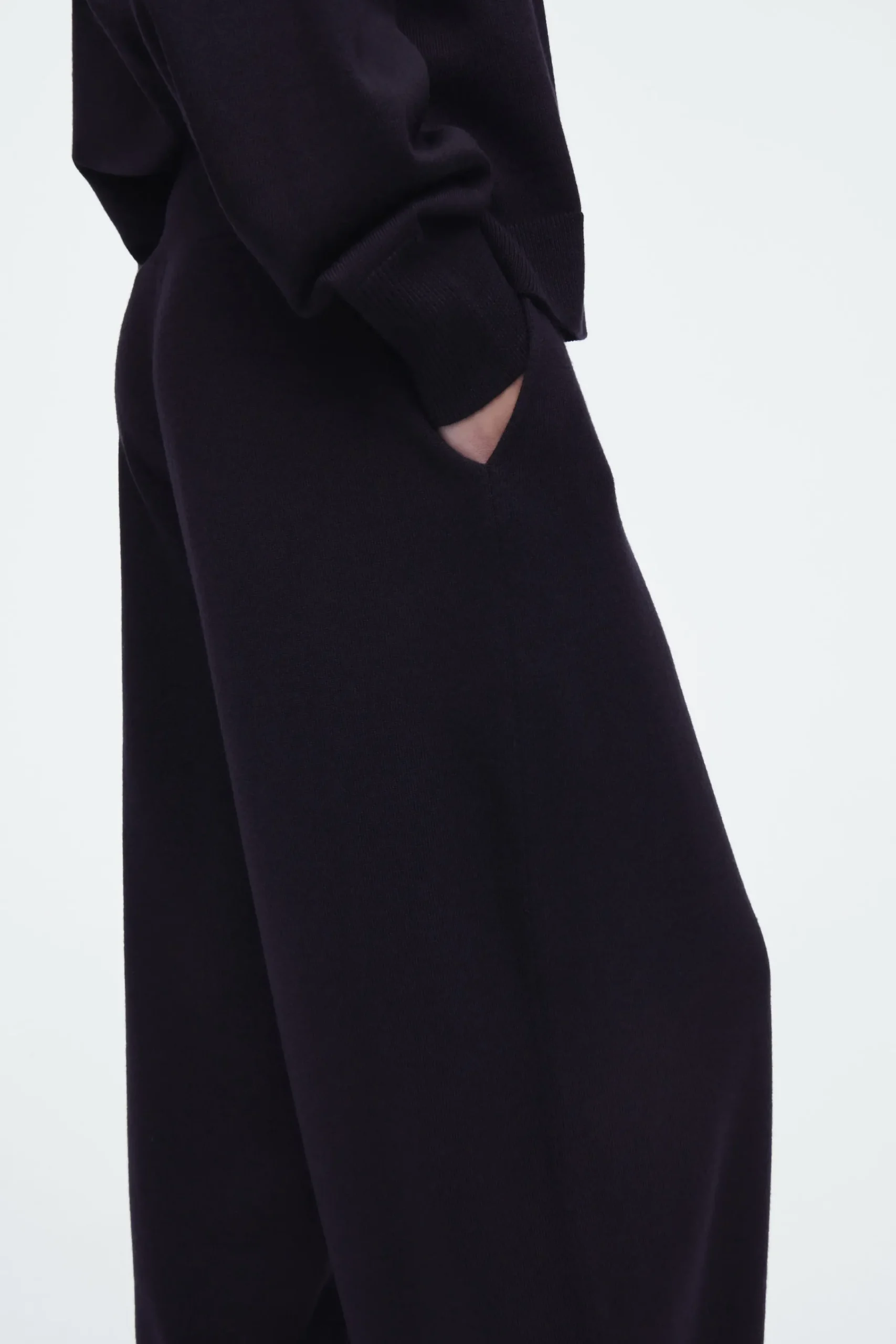 Damen COS Strickmode*HOSE AUS MERINOWOLLE MIT BARREL-BEIN