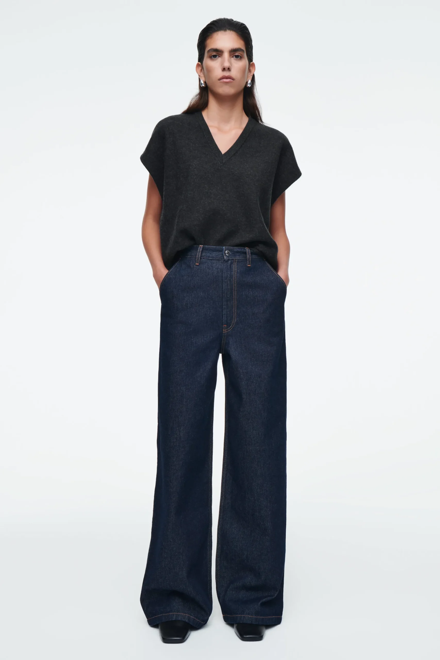 Damen COS Jeans*HOSE AUS RAW DENIM