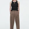 Damen COS Hosen*HOSE AUS WOLL-MIX MIT BARREL-BEIN UND FALTEN